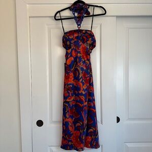 MARICANO BETTY BLUE MIDI DRESS